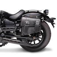 Craftride Motorrad Satteltasche links  Montana 8Ltr Seitentasche für Chopper schwarz