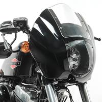 Craftride Lampenmaske für Harley Sportster 1200 / CA / CB Custom Lichtmaske  Q1 klar