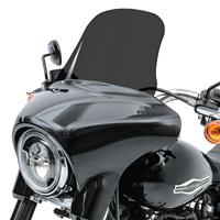 Craftride 2x Windschild für Harley Sport Glide 18-21  L Windschutzscheibe dunkel getönt Spar-Set