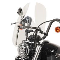 Craftride 2x Windschild für Harley Sportster 883 / Hugger / Iron / Low  CW1 klar Spar-Set