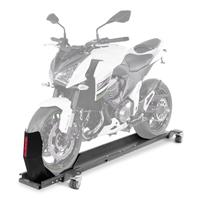 ConStands 2x Motorrad Rangierschiene mit Wippe  Smart Mover bis 450 kg in grau Spar-Set