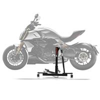 ConStands 2x Zentralständer Ducati Diavel 1260 / S 19-21 schwarz Motorradheber  Power-Evo Spar-Set