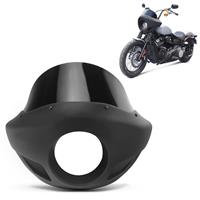 Craftride Scheinwerfer Verkleidung für Honda CA 125 Rebel VD4 Lampenmaske 5,75 schwarz matt