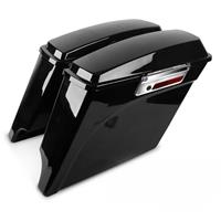 Craftride 2x Seitenkoffer Set für Harley Davidson Electra Glide Standard (FLHT) 96-10  Stretched 35Ltr schwarz Spar-Set