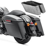 Craftride 2x Seitenkoffer Stretched für Harley Touring 14-21 mit Verkleidung schwarz matt  Spar-Set