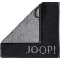 JOOP Handtücher Classic Doubleface 1600 Schwarz - 90 - Seiflappen 30x30 cm