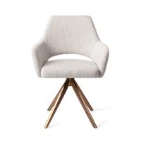 Jesper Home Eetkamerstoel 'Yanai' Turn Rose Gold, kleur Pigeon