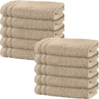 Erwin Müller Badetuch  2-streifig 10er-Pack Heidelberg beige