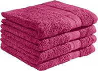 REDBEST Duschtuch  4er-Pack Chicago fuchsia