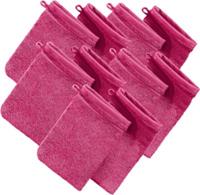 Erwin Müller Waschhandschuh  10er-Pack Frottier Heidelberg pink