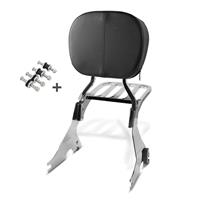 Craftride Set: Sissy Bar mit Gepäckträger für Harley Sportster 1200 Custom 04-20 + Spanngurt Set Zurrgurte 150cm 2 Stück in schwarz