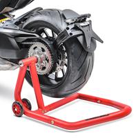 ConStands Set: Einarmständer Ducati Panigale V2 20-21 Montageständer Single-One rot + Alu Auffahrrampe III für Ducati Panigale V2 - 270kg