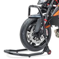 ConStands Set: Montageständer für KTM 1290 Super Duke / R 17-19 Lenkkopfständer V4 + Abdeckplane KTM 1290 Super Duke GT / R - 150 EXC / SX XL in -orange