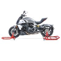 ConStands Set Montageständer vorne und hinten mit Rangierhilfe für MV Agusta Superveloce 800 19-21  rot MX1