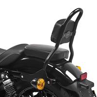 Craftride Set: Sissybar S für Harley Sportster 883 Iron 09-20 SRL schwarz + Hauptscheinwerfer LED 5,75 Zoll für Harley Sportster 883 Iron 09-20