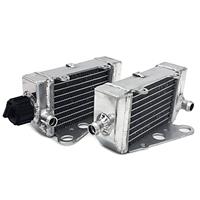 MOTO GUARD Set: Kühler Radiator für KTM SX 50 12-19 rechts links (Paar) + Spanngurt Set Zurrgurte 150cm 2 Stück in schwarz
