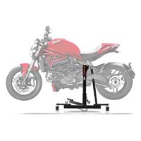 ConStands Set: Zentralständer Ducati Monster 1200 / S 14-20 Motorradheber Power-Evo + Auffahrrampe bis 340 kg Alu-I klappbar