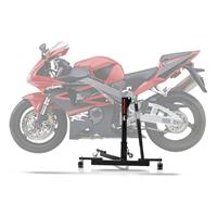 ConStands Set: Zentralständer Honda CBR 900 RR Fireblade 00-03 Power-Evo + Auffahrrampe bis 340 kg Alu-I klappbar