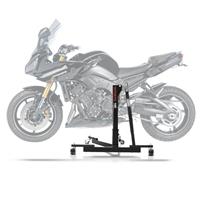 ConStands Set: Zentralständer Yamaha FZ8 / Fazer 8 (FZ8 Fazer) 10-16 Power-Evo + Bremsscheibenschloss Alarm 120dB BS-Motoparts Diebstahlschutz schwarz