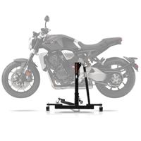 ConStands Set: Zentralständer Honda CB 1000 R 18-21 Motorradheber Power-Evo + Bremsscheibenschloss Alarm 120dB BS-Motoparts Diebstahlschutz schwarz