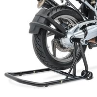 ConStands Set: Einarmständer BMW R NineT 14-20 Montageständer Single-Classic schwarz + Hecktasche Drybag XB50 Wasserdicht Volumen 50l