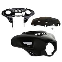 Craftride Set: Batwing Verkleidung Komplettset für Harley Touring 2014-2021 + Kotflügelverlängerung hinten für Harley Touring 14-21