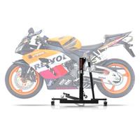 ConStands Set: Zentralständer Honda CBR 1000 RR Fireblade 04-07 Power-Evo + Reifenwärmer Set Snaefell 30-99°C Digital für Vorderrad und Hinterrad