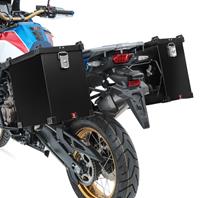 Bagtecs Alukoffer Set für Honda Africa Twin 1100 Aluminium Seitenkoffer  NB35 schwarz