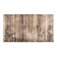 Leen Bakker Mat Universal Oak Wood - bruin - 67x120 cm