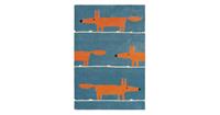 Scion Laagpolig vloerkleed  Mr Fox Denim 25318 120x180 cm