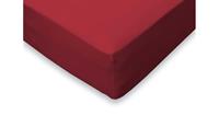 Elegance Hoeslaken Jersey Katoen Stretch 35cm Hoge Hoek - rood 160x210/220cm