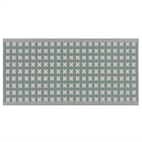 Beliani - Rechteckiger Outdoor-Teppich in Hellgrün mit modernem Muster 90x180 cm Rohtak - Grün