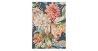 Sanderson Laagpolig vloerkleed  Dahlia & Rosehip Teal 50608 200x280 cm