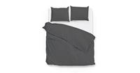 Zo! Home Satinado Dekbedovertrek 260 x 200-220 cm Classic Anthracite