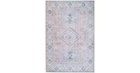 Vercai Rugs Fenix Collectie - Laagpolig Vloerkleed - Modern Tapijt met Vintage Ontwerp - Chenille - Blush - 120x180 cm