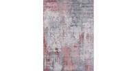 Vercai Rugs Fenix Collectie - Laagpolig Vloerkleed - Modern Tapijt met Vintage Ontwerp - Chenille - Rood - 160x230 cm