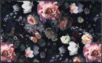 wash+dry by Kleen-Tex Vloerkleed Night Roses Motief rozen, antislip, geschikt voor binnen en buiten, wasbaar