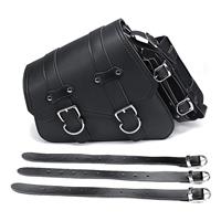 Craftride Satteltasche für Harley Davidson Softail Standard / Street Bob Seitentasche links  SB5 schwarz