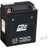 Hi-Q Batterie AGM Gel geschlossen HB12A, 12V, 12Ah (YB12A)