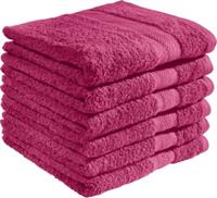 REDBEST Handtuch  6er-Pack Chicago fuchsia Gr. 50 x 100