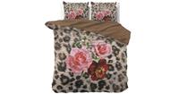 Dreamhouse Dekbedovertrek Floral Panther Brown-Lits-jumeaux (240 x 200/220 cm)