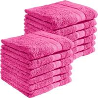 REDBEST Handtuch  12er-Pack Chicago pink Gr. 50 x 80