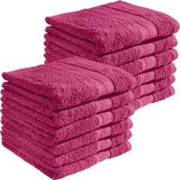 REDBEST Handtuch  12er-Pack Chicago fuchsia Gr. 50 x 80