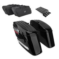 Craftride Set Koffer für Harley Davidson Sport Glide / Street 750 + Innentaschen  SC6