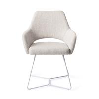 Jesper Home Eetkamerstoel 'Yanai' Beehive White, kleur Pigeon