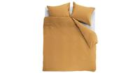 Ambiante Dekbedovertrek Uni Cotton Ochre-2-persoons (200 x 200/220 cm)