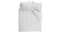 Ambiante Dekbedovertrek Uni Cotton White-Lits-jumeaux (240 x 200/220 cm)