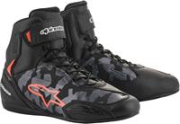 Alpinestars Faster-3 Zwart Camo Grijs Fluo Rood  US