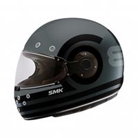 SMK Retro Ranko Dark grey Full Face Helmet