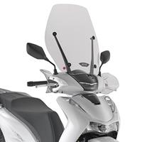 GIVI Windscherm, moto en scooter, D1181ST Verhoogd transparant